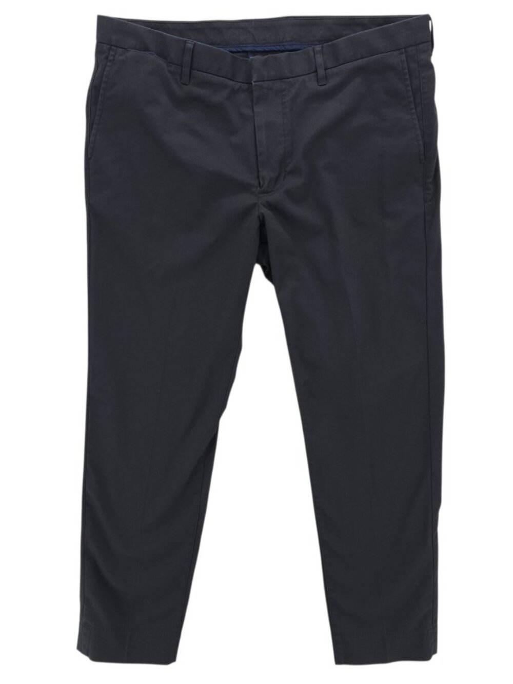 PROPER CLOTH Black Chino Pants Non Iron 4 Way Stretch Measured Size 38x28.5